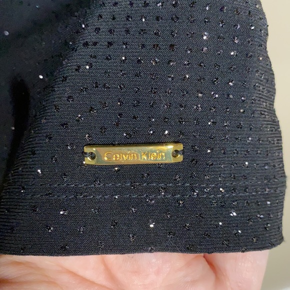 Calvin Klein NWT black glitter tank size Small - Picture 4 of 10